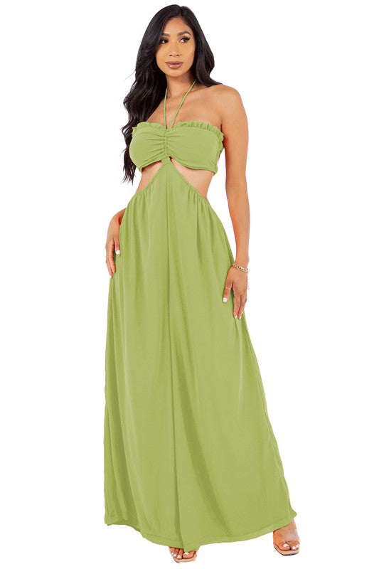 SEXY SUMMER JUMPSUIT GREEN by By Claude | Fleurcouture