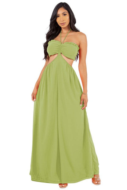 SEXY SUMMER JUMPSUIT GREEN S by By Claude | Fleurcouture