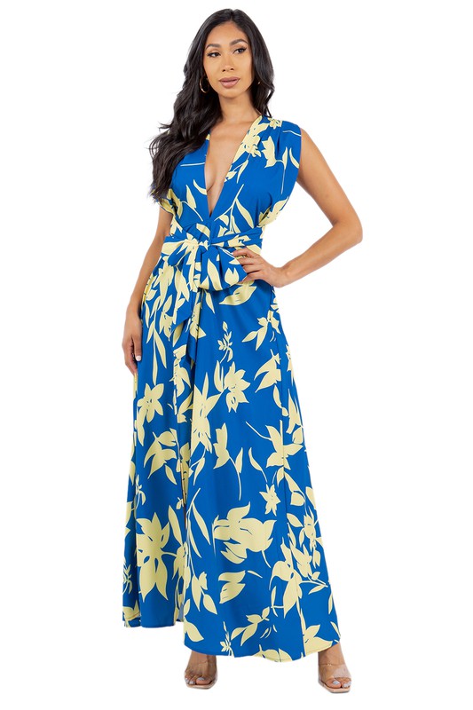 SEXY SUMMER MAXI DRESS MULTI WAY NAVY by By Claude | Fleurcouture