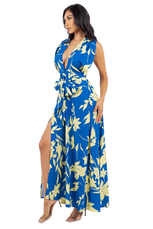 SEXY SUMMER MAXI DRESS MULTI WAY NAVY by By Claude | Fleurcouture