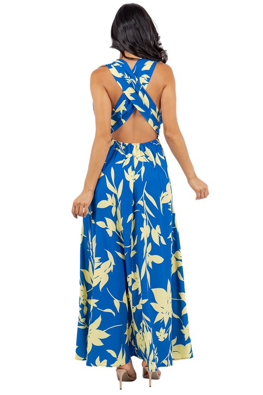 SEXY SUMMER MAXI DRESS MULTI WAY NAVY by By Claude | Fleurcouture