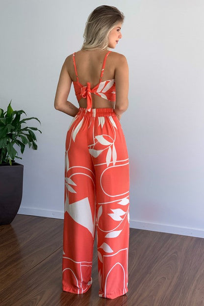 SEXY SUMMER TWO PIECE PANT SET by By Claude | Fleurcouture