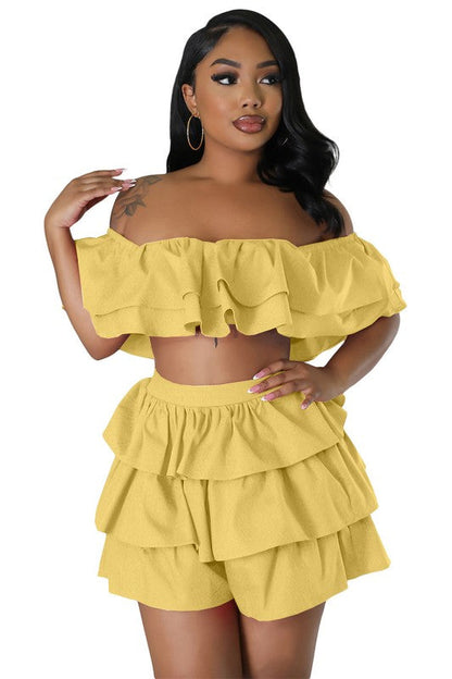 SEXY SUMMER TWO PIECE SET by By Claude | Fleurcouture