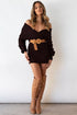 SEXY SWEATERS FASHION DRESS BLACK S by By Claude | Fleurcouture