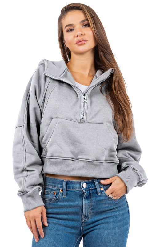 SEXY SWEATSHIRTS GREY by By Claude | Fleurcouture