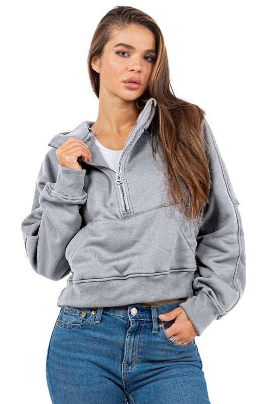 SEXY SWEATSHIRTS GREY by By Claude | Fleurcouture