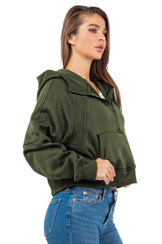 SEXY SWEATSHIRTS OLIVE by By Claude | Fleurcouture