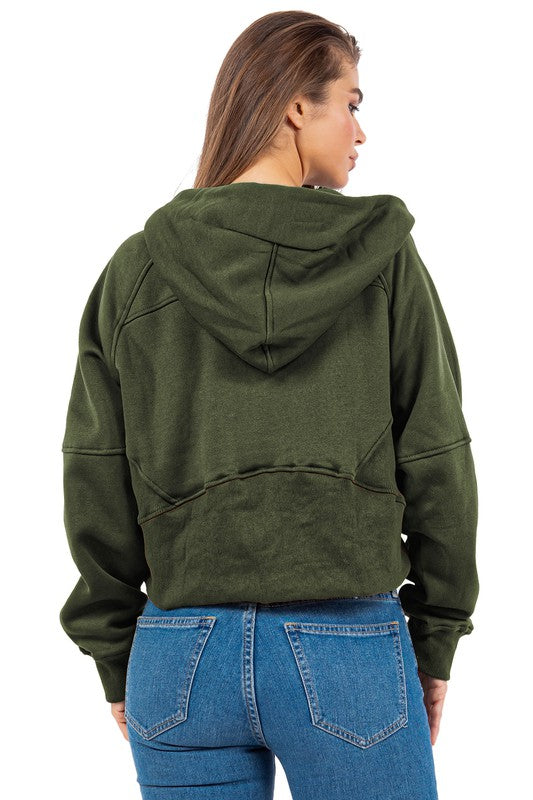 SEXY SWEATSHIRTS OLIVE by By Claude | Fleurcouture