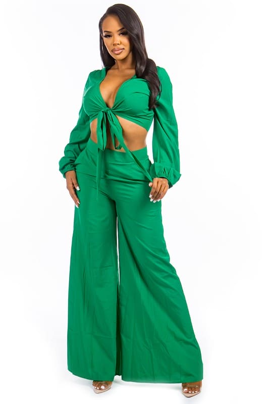 SEXY TWO PIECE PANT SET by By Claude | Fleurcouture