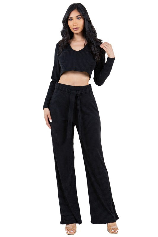 SEXY TWO PIECE PANTS SET by By Claude | Fleurcouture