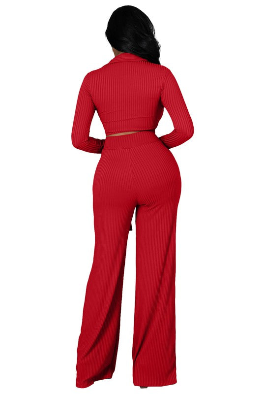 SEXY TWO PIECE PANTS SET by By Claude | Fleurcouture