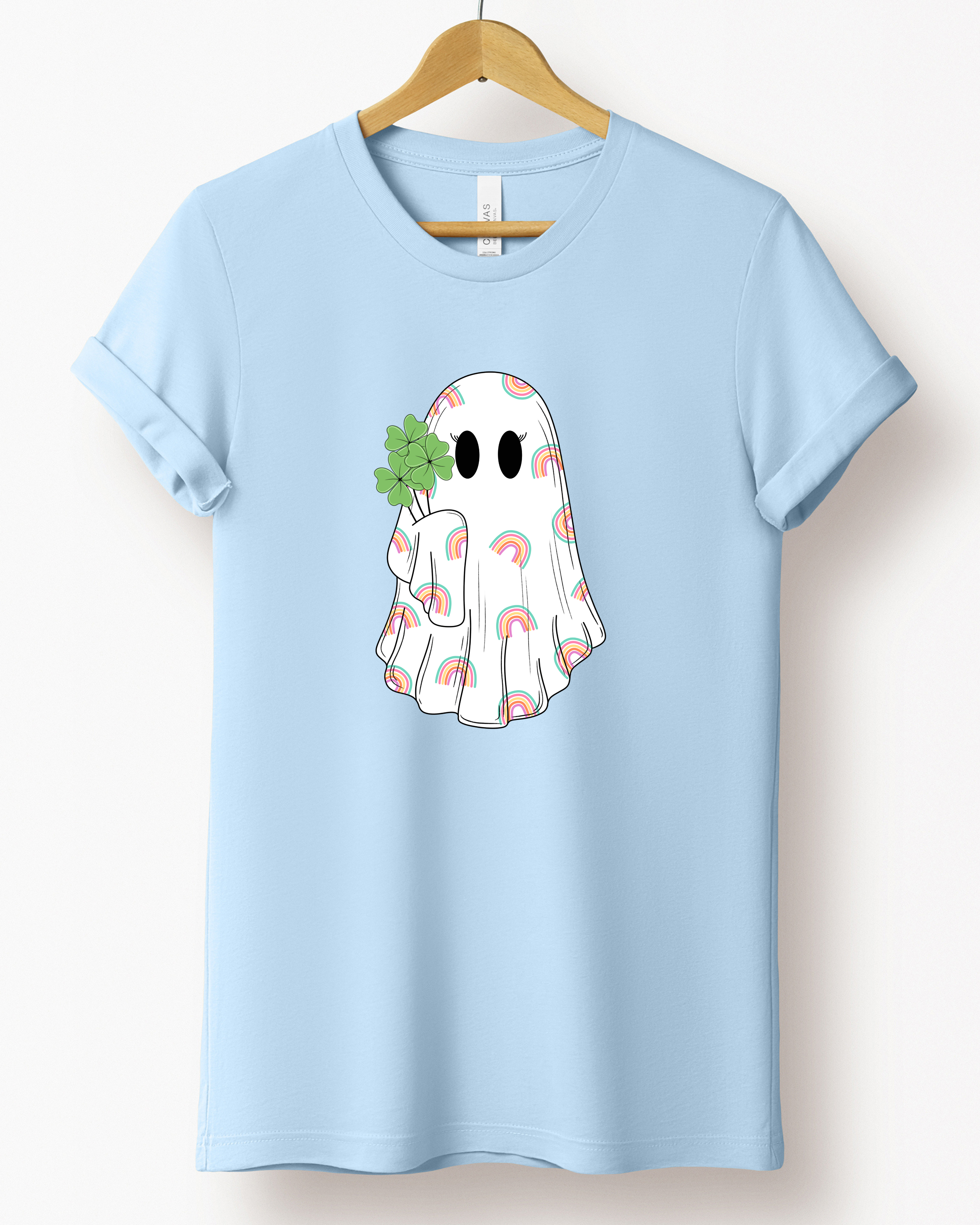 SHAMROCK BOO TEE (BELLA CANVAS) by LL | Fleurcouture