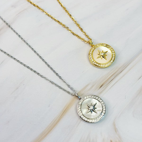 Shine Compass Open Locket Pendant Necklace OS by Ellison and Young | Fleurcouture