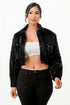 Shiny Puffer Bomber Jacket Jackets by Fleurcouture | Fleurcouture
