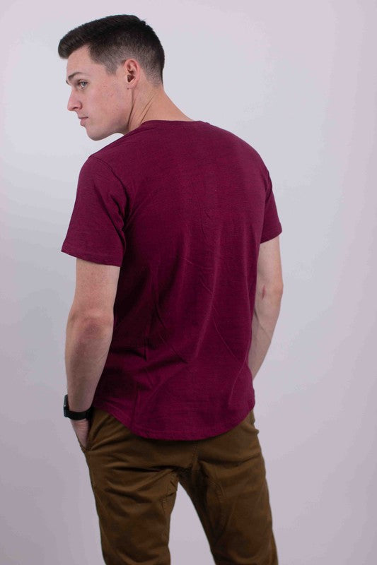 Short Sleeves Henley T-shirt by Generation XYZ | Fleurcouture