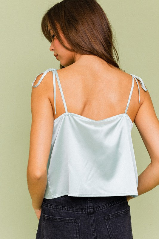 Shoulder Strap Cami Top by LE LIS | Fleurcouture