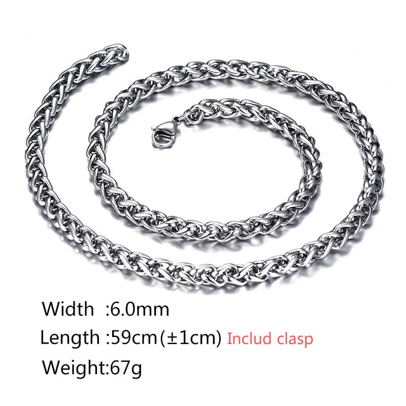 simple style geometric stainless steel plating layered necklaces Jewelry by Fleurcouture | Fleurcouture