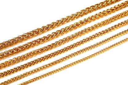 simple style geometric stainless steel plating layered necklaces Jewelry by Fleurcouture | Fleurcouture