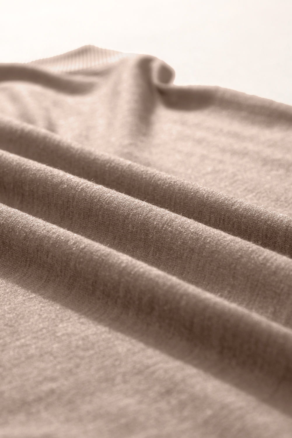 Simply Taupe Ribbed V Neck Tank Simply Taupe 65%Polyester+30%Viscose+5%Elastane Tops/Tank Tops by Fleurcouture | Fleurcouture