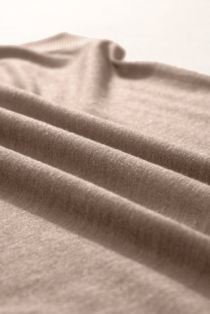 Simply Taupe Ribbed V Neck Tank Simply Taupe 65%Polyester+30%Viscose+5%Elastane Tops/Tank Tops by Fleurcouture | Fleurcouture