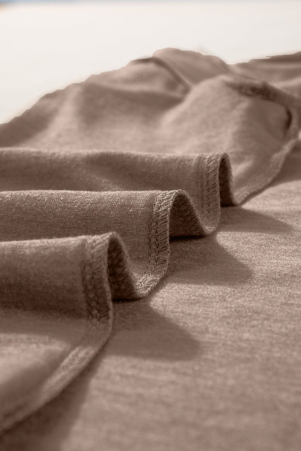 Simply Taupe Ribbed V Neck Tank Simply Taupe 65%Polyester+30%Viscose+5%Elastane Tops/Tank Tops by Fleurcouture | Fleurcouture