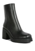 Sins Platform Bootie Black 8 by Rag Company | Fleurcouture