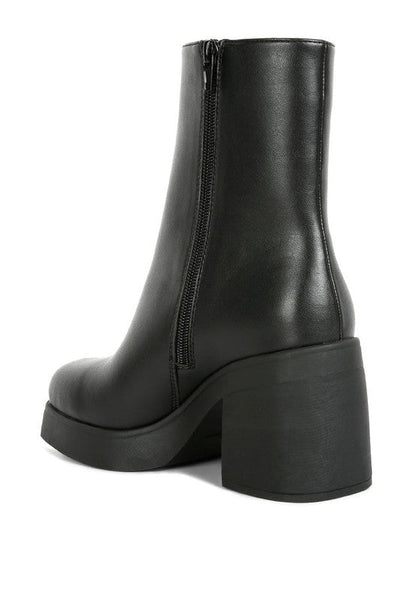 Sins Platform Bootie Black by Rag Company | Fleurcouture
