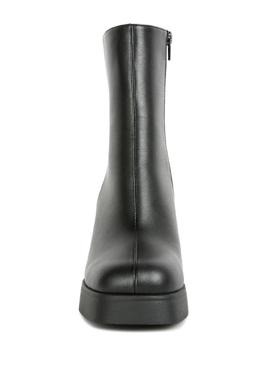 Sins Platform Bootie Black by Rag Company | Fleurcouture