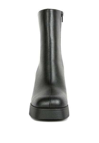 Sins Platform Bootie Black by Rag Company | Fleurcouture