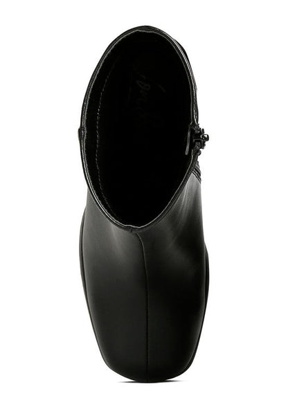 Sins Platform Bootie Black by Rag Company | Fleurcouture