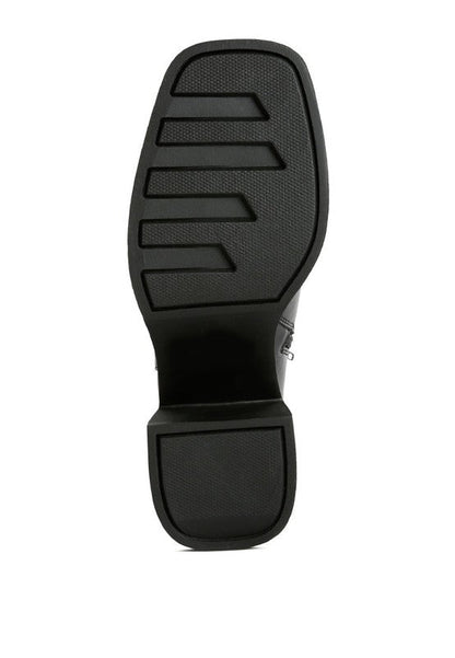 Sins Platform Bootie Black by Rag Company | Fleurcouture