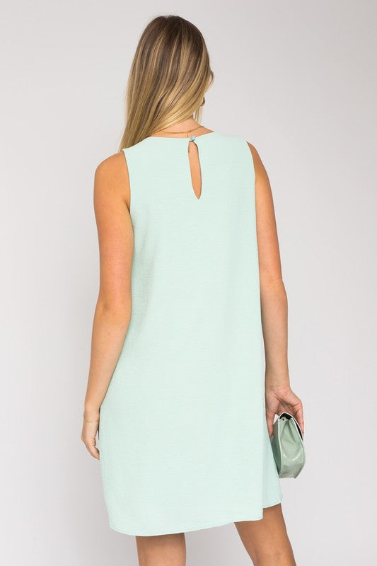 Sleeveless V-Neck Dress by Gilli | Fleurcouture