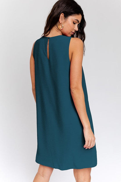 Sleeveless V-Neck Dress by Gilli | Fleurcouture