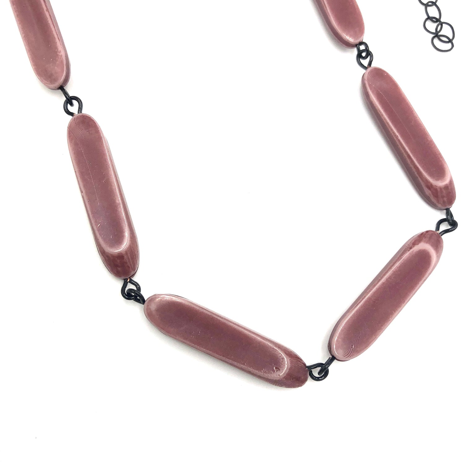 Sliced Bamboo Amelia Necklace Amelia Necklaces by Leetie Lovendale | Fleurcouture