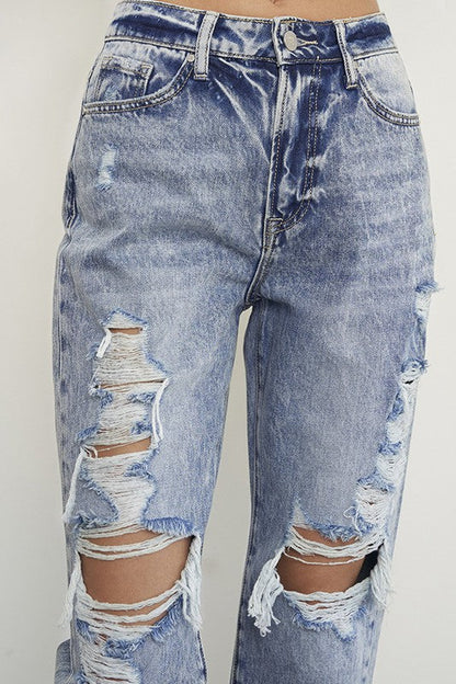 SLIM BOYFRIEND JEANS LIGHT by Insane Gene | Fleurcouture