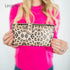 Slim Credit Card Zipper Wallet Leopard 1 Accessories by Dani & Em | Fleurcouture