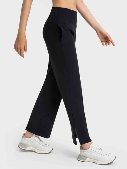 Slit Sport Pants by ClaudiaG Collection | Fleurcouture