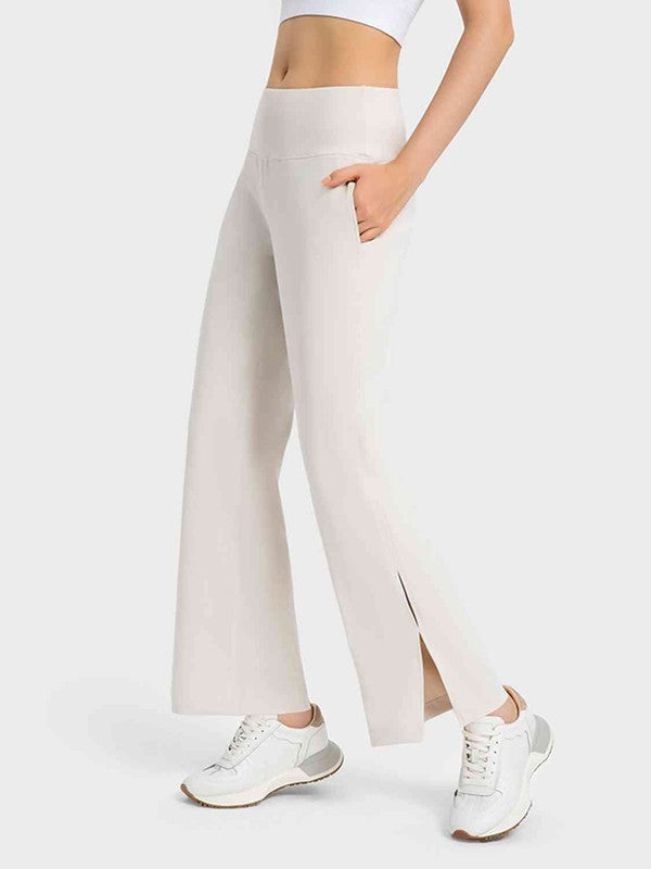 Slit Sport Pants by ClaudiaG Collection | Fleurcouture