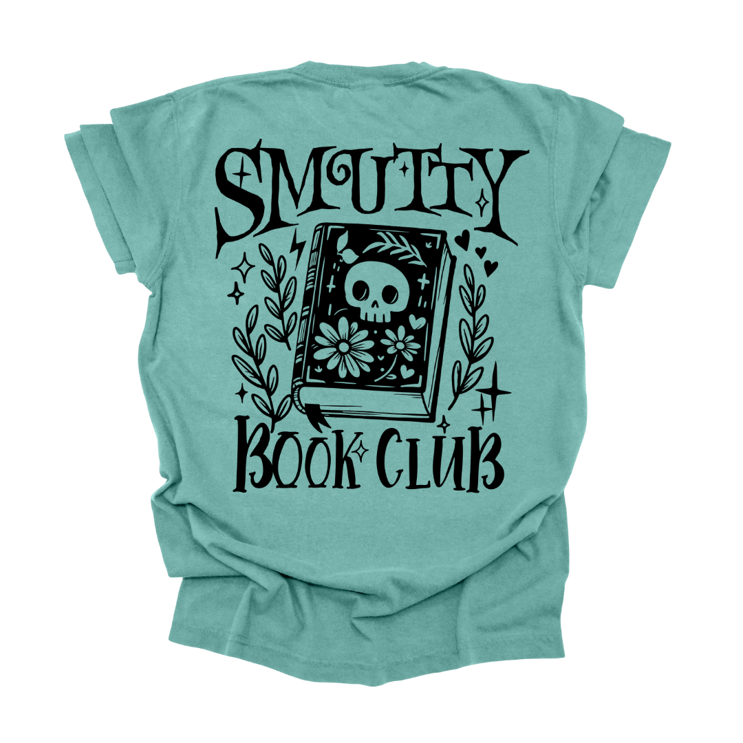 Smutty Book Club Graphic Tee S Emerald T-shirt by Tea Shirt Shoppe | Fleurcouture