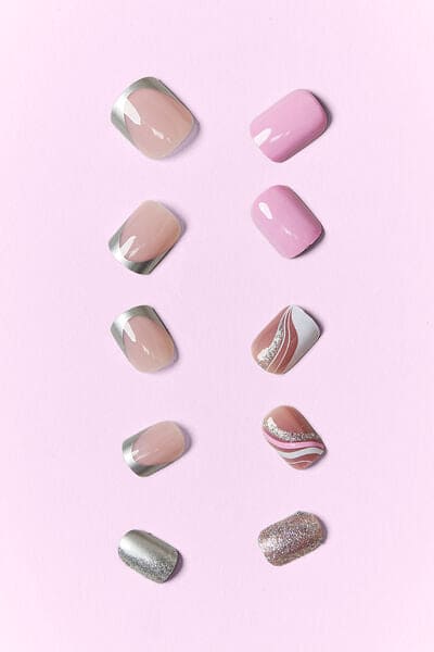 SO PINK BEAUTY Press On Nails 2 Packs One Size by Trendsi | Fleurcouture