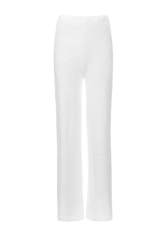 Solid Casual Wide Leg Trousers by Rag Company | Fleurcouture