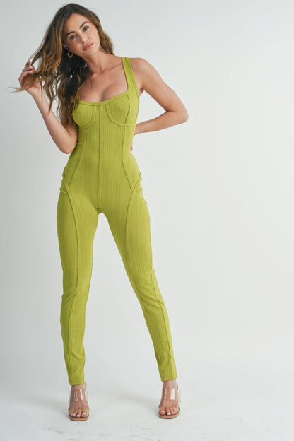Solid Color Jumpsuit by Fleurcouture | Fleurcouture
