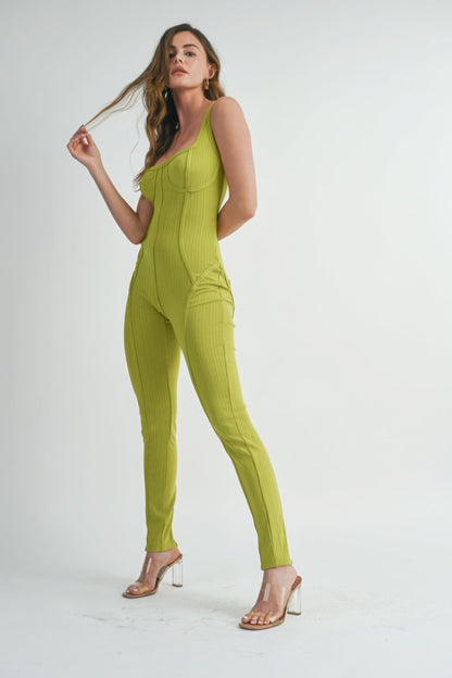 Solid Color Jumpsuit by Fleurcouture | Fleurcouture