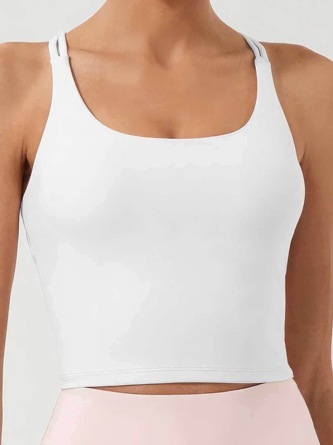 Solid Color Plain Sports Bra by Fleurcouture | Fleurcouture