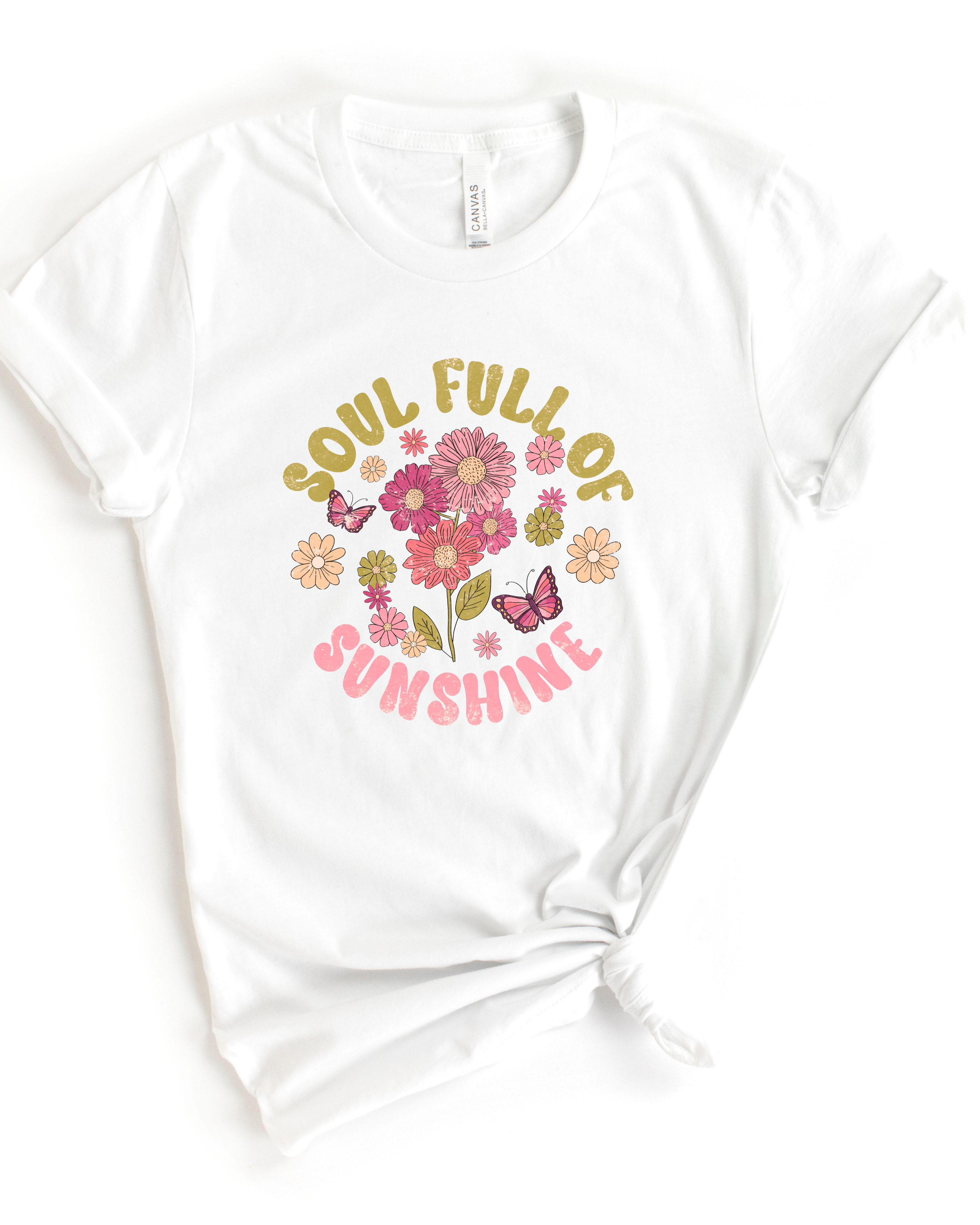 SOUL FULL OF SUNSHINE TEE (BELLA CANVAS) by LL | Fleurcouture