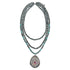 Special Treatment Silver and Turquoise Layered Necklace Silver Turquoise One Size Necklace by Grace & Emma | Fleurcouture