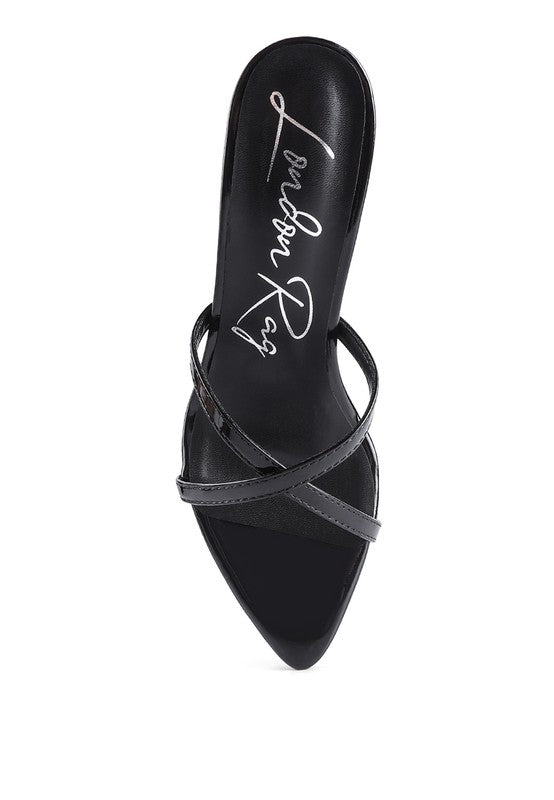 SPELLBOUND HIGH HEELED POINTED TOE SANDAL by Rag Company | Fleurcouture