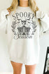 SPOOKY SEASON HALLOWEEN OVERSIZED SWEATSHIRT ASH S/M by ROSEMEAD LOS ANGELES CO | Fleurcouture