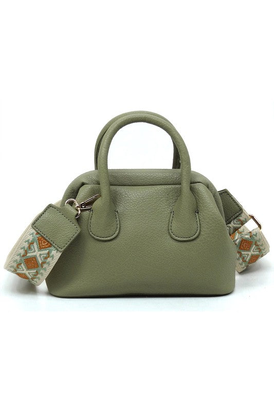 Spring Frame Doctors Satchel Crossbody Bag SAGE one by Fashion World | Fleurcouture