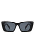 Square Retro Oversize Fashion Cat Eye Sunglasses Black OneSize by Cramilo Eyewear | Fleurcouture